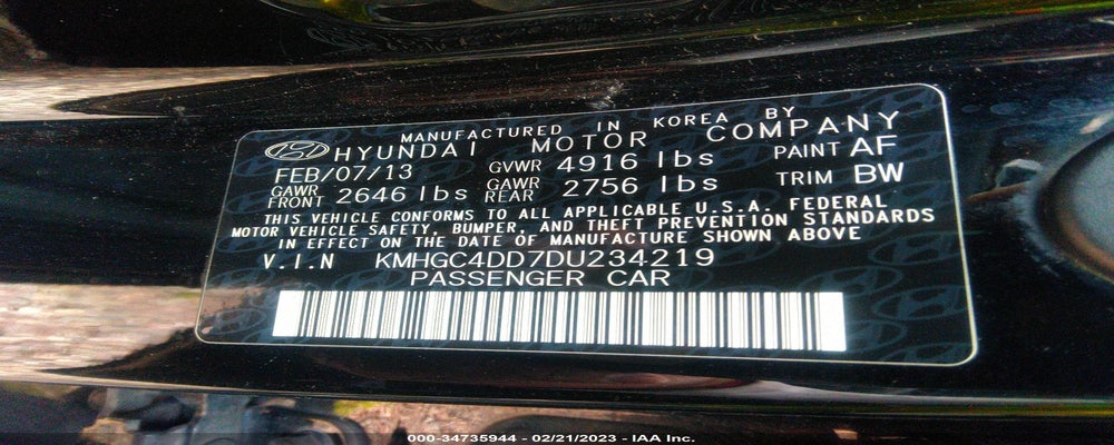 KMHGC4DD7DU234219 2013 HYUNDAI GENESIS photo no. 9