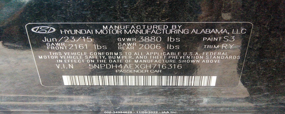 5NPDH4AEXGH716316 2016 HYUNDAI ELANTRA photo no. 9