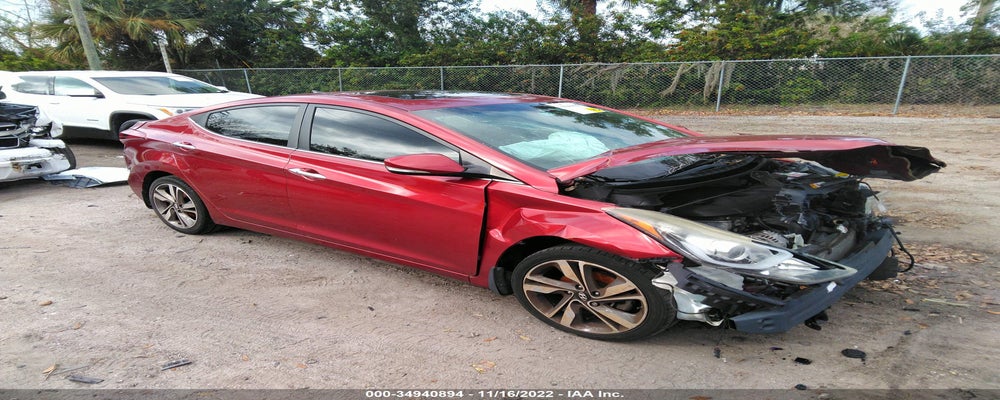 5NPDH4AE3EH496823 2014 HYUNDAI ELANTRA photo no. 4