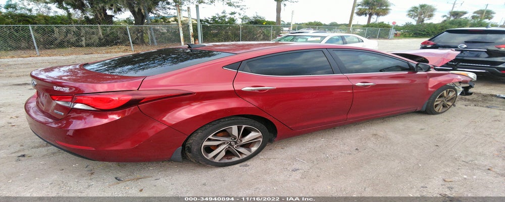 5NPDH4AE3EH496823 2014 HYUNDAI ELANTRA photo no. 4