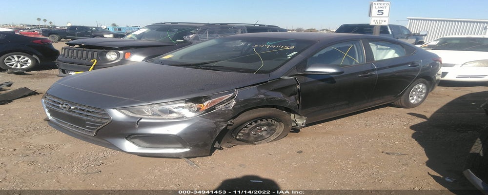 3KPC24A35KE057733 2019 HYUNDAI ACCENT photo no. 2
