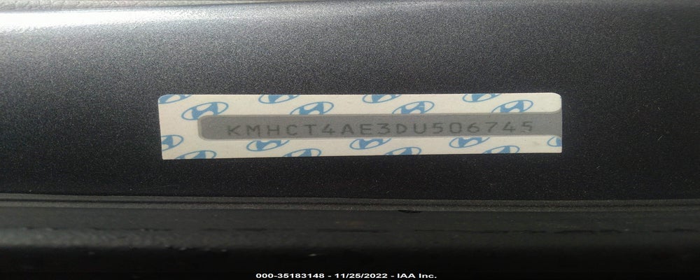KMHCT4AE3DU506745 2013 HYUNDAI ACCENT photo no. 9