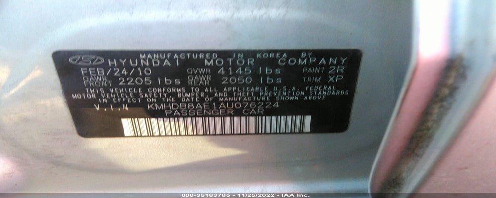 KMHDB8AE1AU076224 2010 HYUNDAI ELANTRA TOURING photo no. 9