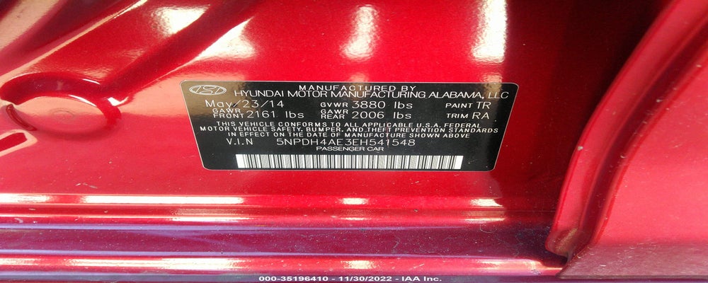5NPDH4AE3EH541548 2014 HYUNDAI ELANTRA photo no. 9
