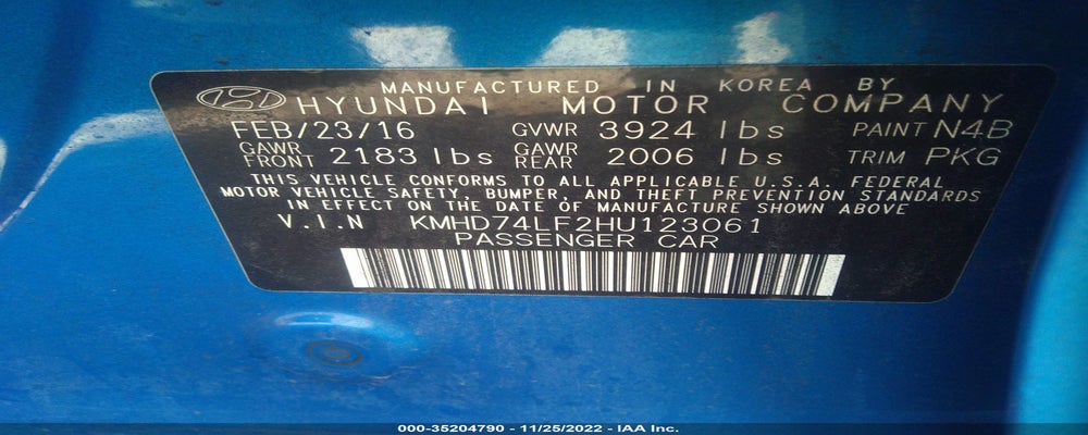 KMHD74LF2HU123061 2017 HYUNDAI ELANTRA photo no. 9