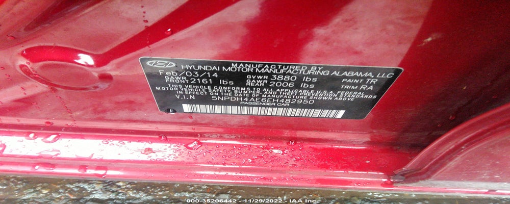 5NPDH4AE6EH482950 2014 HYUNDAI ELANTRA photo no. 9