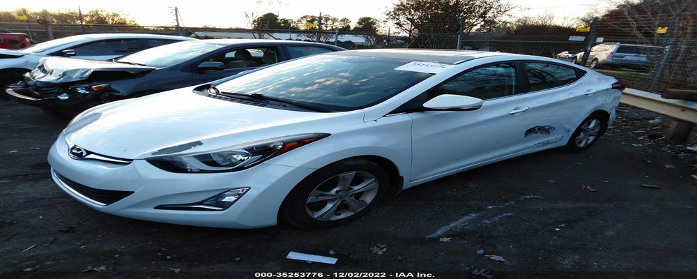 5NPDH4AEXGH796071 2016 HYUNDAI ELANTRA photo no. 2