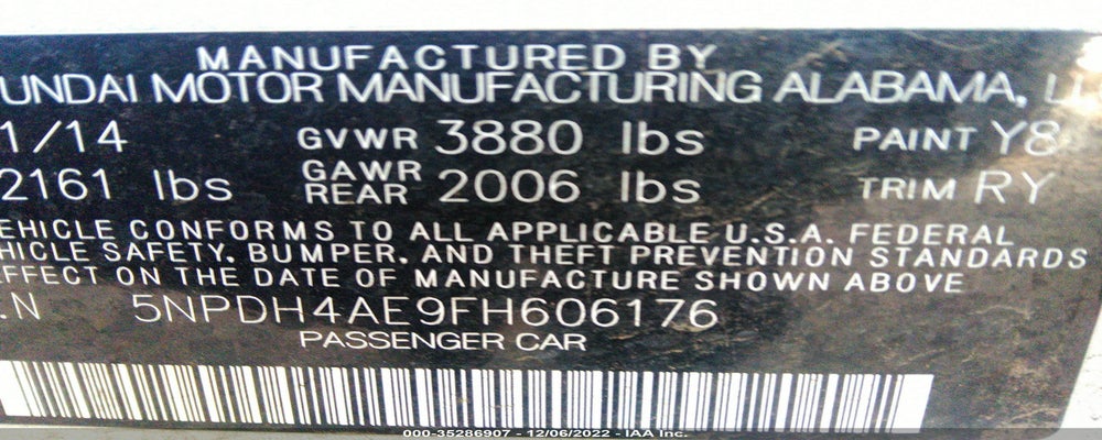 5NPDH4AE9FH606176 2015 HYUNDAI SONATA photo no. 9