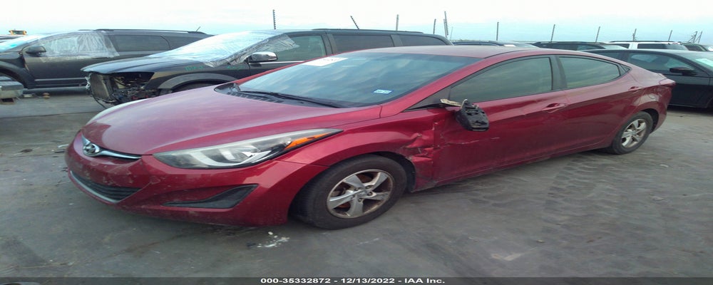 5NPDH4AE8EH533543 2014 HYUNDAI ELANTRA photo no. 2