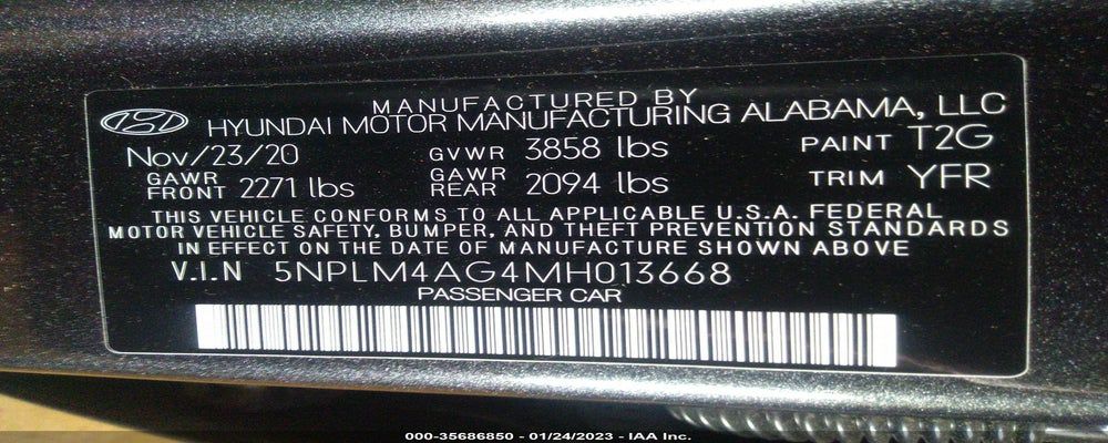 5NPLM4AG4MH013668 2021 HYUNDAI ELANTRA photo no. 9