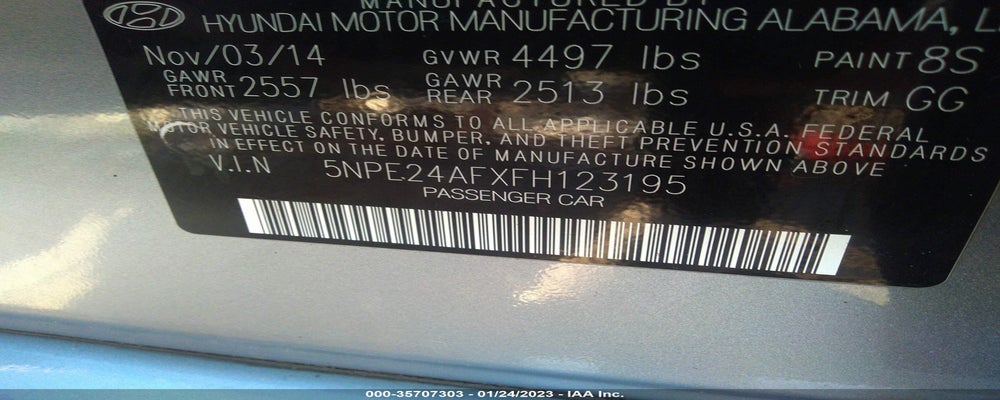 5NPE24AFXFH123195 2015 HYUNDAI SONATA photo no. 9