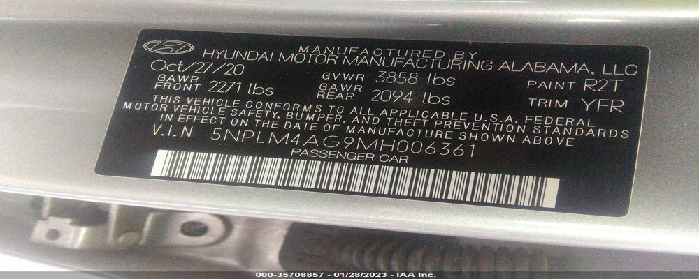 5NPLM4AG9MH006361 2021 HYUNDAI ELANTRA photo no. 9