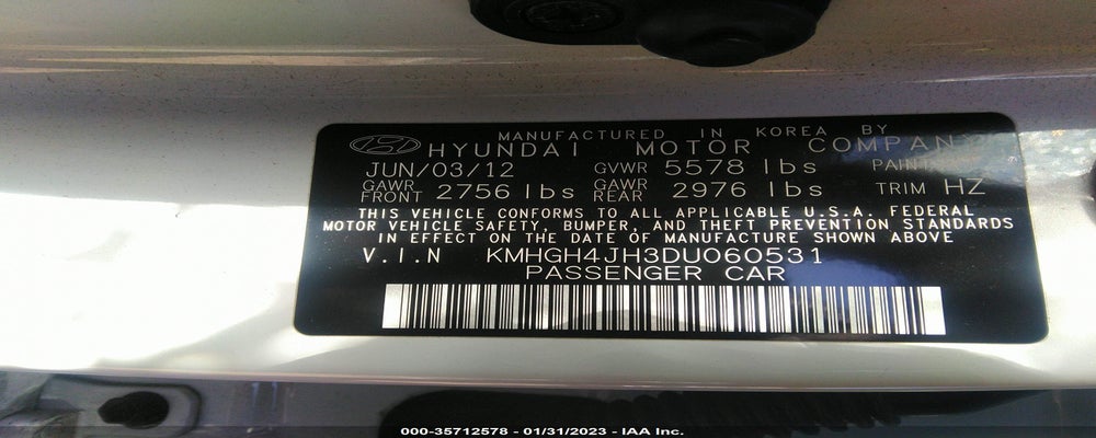 KMHGH4JH3DU060531 2013 HYUNDAI EQUUS photo no. 9