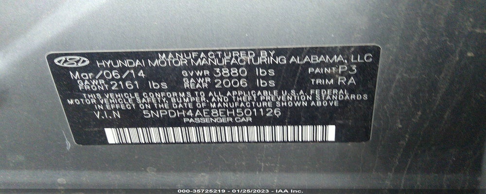 5NPDH4AE8EH501126 2014 HYUNDAI ELANTRA photo no. 9