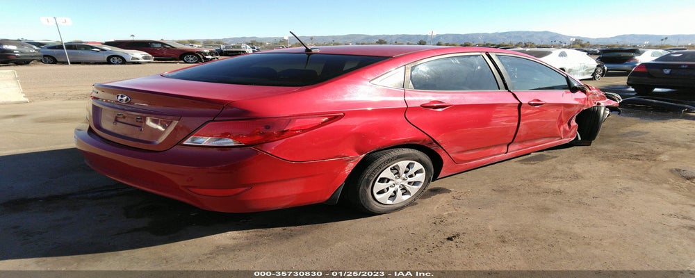 KMHCT4AE4GU100607 2016 HYUNDAI ACCENT photo no. 4