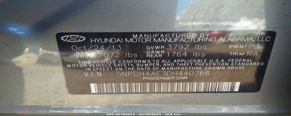 5NPDH4AE3DH440766 2013 HYUNDAI ELANTRA photo no. 9