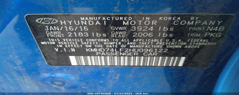 KMHD74LF2HU096122 2017 HYUNDAI ELANTRA photo no. 9