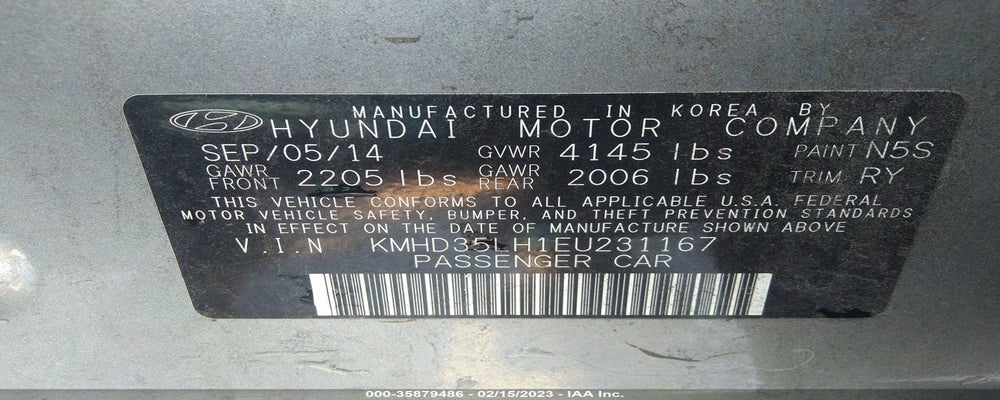 KMHD35LH1EU231167 2014 HYUNDAI ELANTRA GT photo no. 9