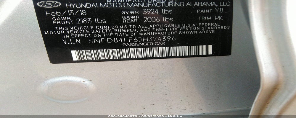 5NPD84LF6JH324396 2018 HYUNDAI ELANTRA photo no. 9