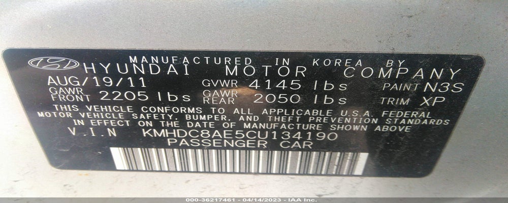 KMHDC8AE5CU134190 2012 HYUNDAI ELANTRA TOURING photo no. 9