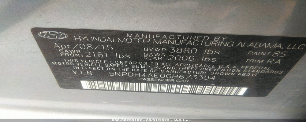 5NPDH4AE0GH673394 2016 HYUNDAI ELANTRA photo no. 9