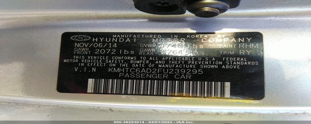 KMHTC6AD2FU239295 2015 HYUNDAI VELOSTER photo no. 9