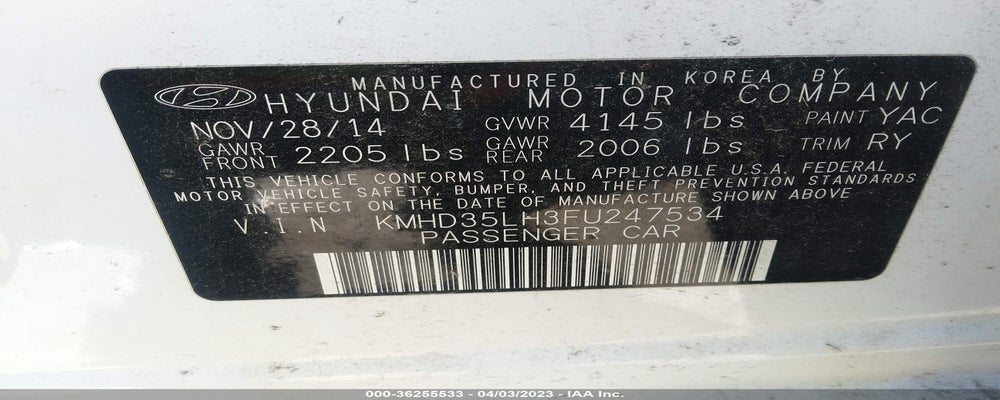 KMHD35LH3FU247534 2015 HYUNDAI ELANTRA GT photo no. 9
