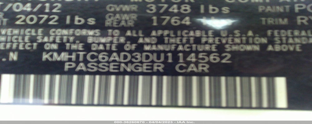 KMHTC6AD3DU114562 2013 HYUNDAI VELOSTER photo no. 9