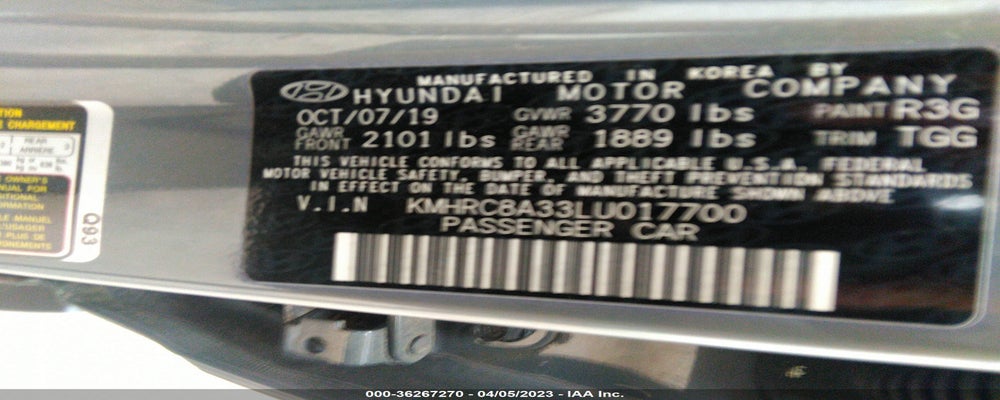 KMHRC8A33LU017700 2020 HYUNDAI VENUE photo no. 9