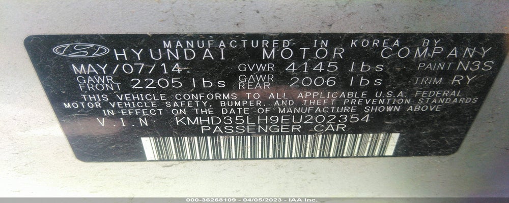 KMHD35LH9EU202354 2014 HYUNDAI ELANTRA GT photo no. 9
