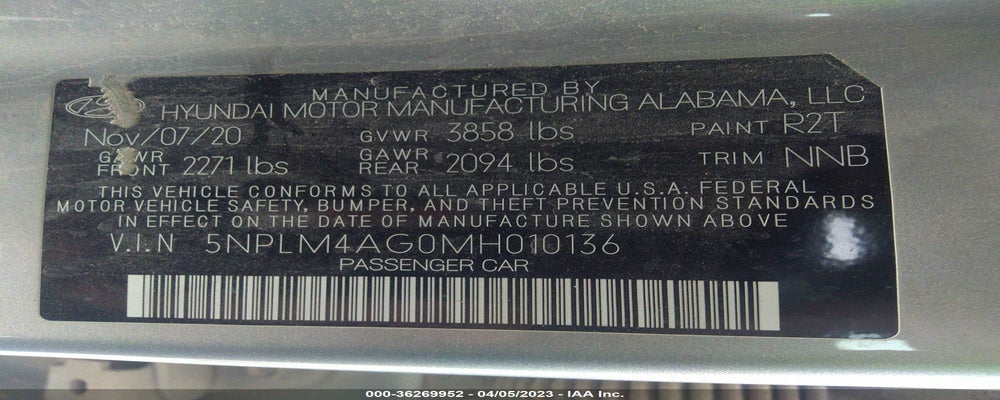 5NPLM4AG0MH010136 2021 HYUNDAI ELANTRA photo no. 9