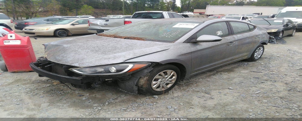 5NPD74LF6HH164095 2017 HYUNDAI ELANTRA photo no. 2