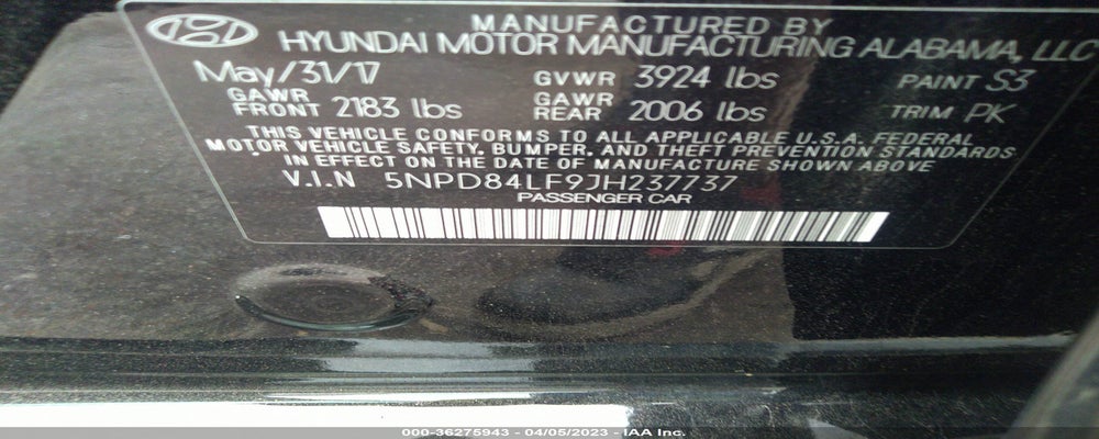 5NPD84LF9J8237737 2018 HYUNDAI ELANTRA photo no. 9