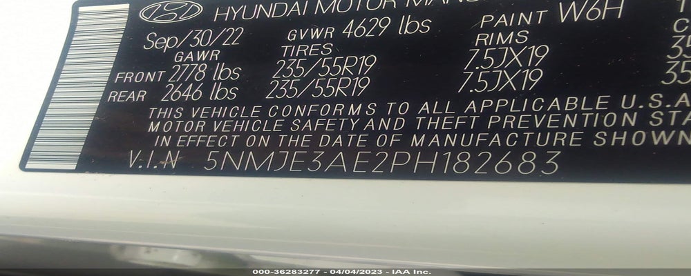 5NMJE3AE2PH182683 2023 HYUNDAI TUCSON photo no. 9