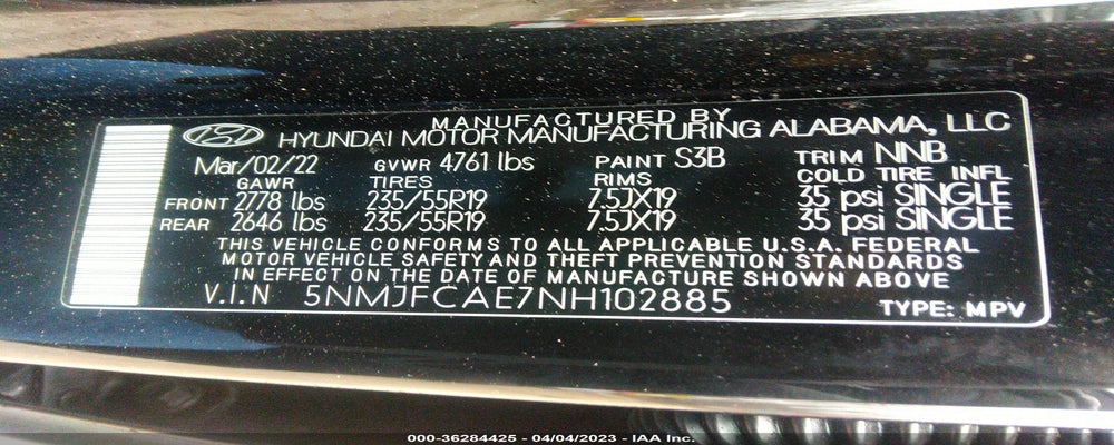 5NMJFCAE7NH102885 2022 HYUNDAI TUCSON photo no. 9