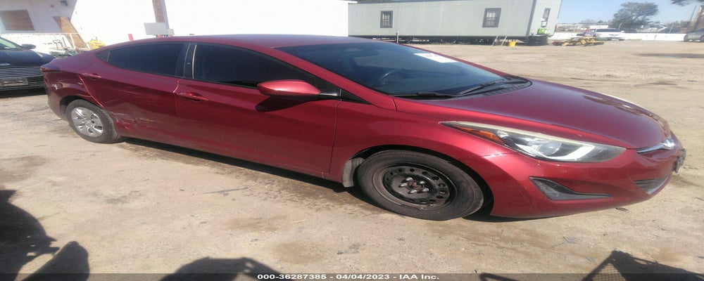 5NPDH4AEXGH764110 2016 HYUNDAI ELANTRA photo no. 1
