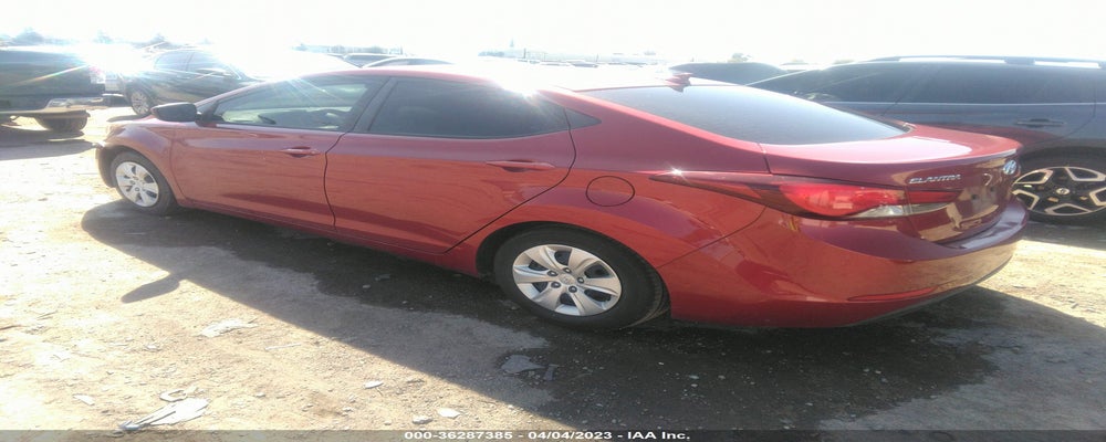5NPDH4AEXGH764110 2016 HYUNDAI ELANTRA photo no. 3