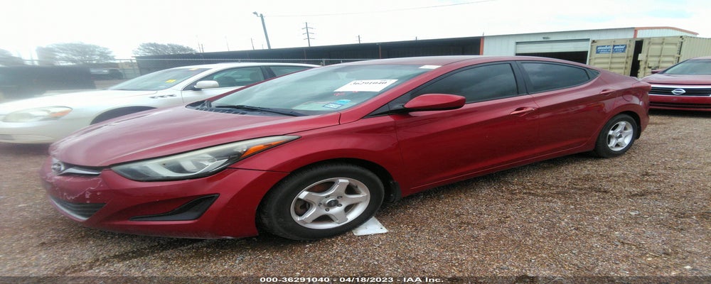 5NPDH4AEXEH491005 2014 HYUNDAI ELANTRA photo no. 2