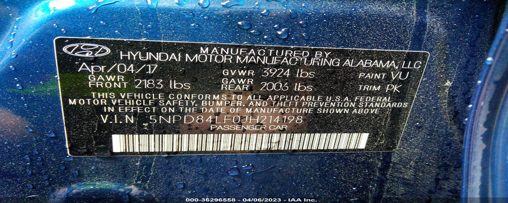 5NPD84LF0JH214198 2018 HYUNDAI ELANTRA photo no. 9