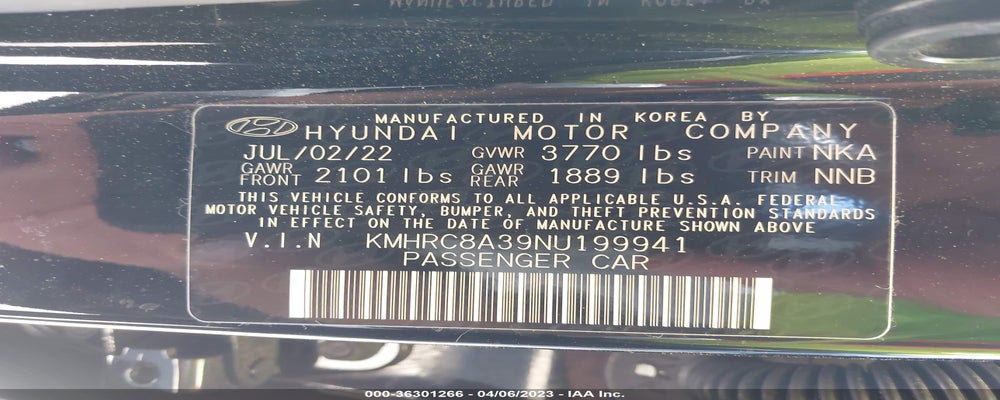 KMHRC8A39NU199941 2022 HYUNDAI VENUE photo no. 9