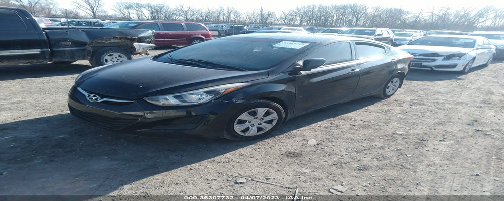 5NPDH4AEXGH774670 2016 HYUNDAI ELANTRA photo no. 2