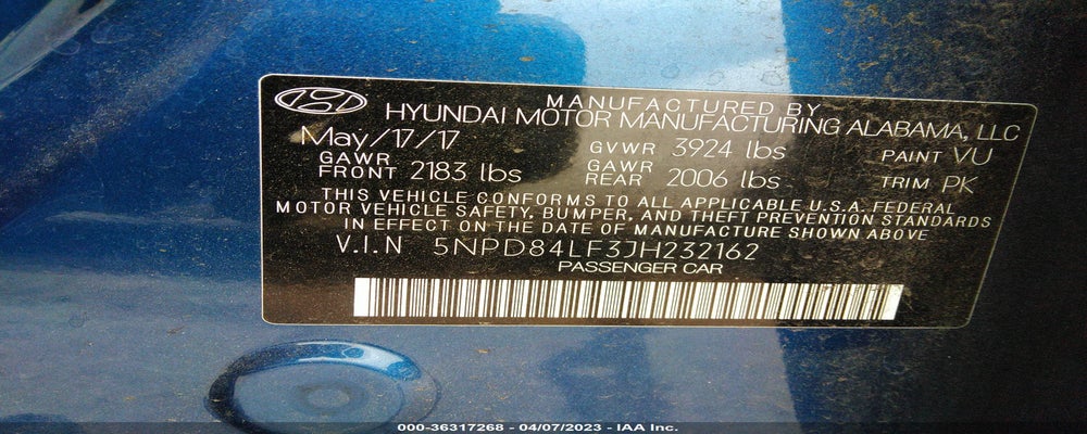 5NPD84LF3JH232162 2018 HYUNDAI ELANTRA photo no. 9