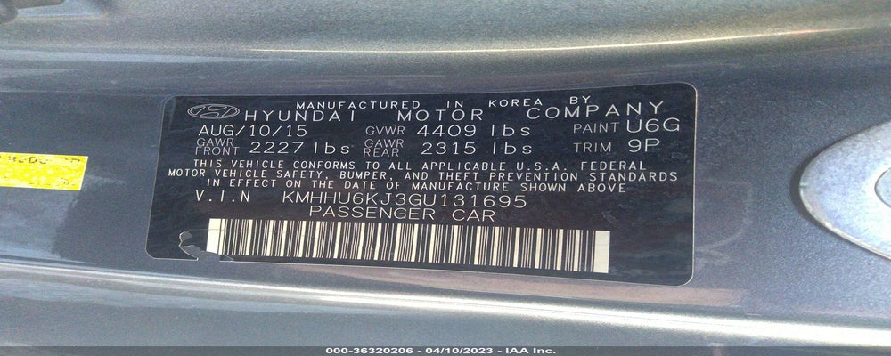 KMHHU6KJ3GU131695 2016 HYUNDAI GENESIS COUPE photo no. 9