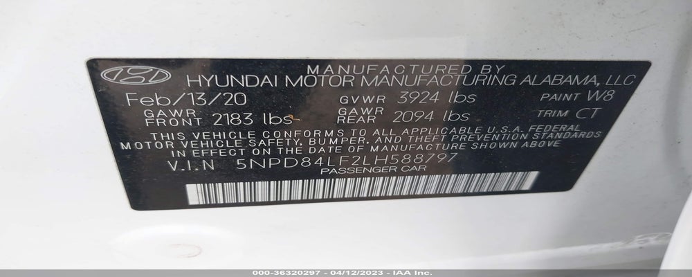 5NPD84LF2LH588797 2020 HYUNDAI ELANTRA photo no. 9