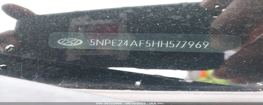 5NPE24AF5HH577969 2017 HYUNDAI SONATA photo no. 9