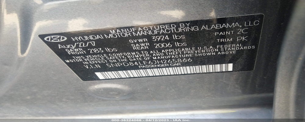 5NPD84LF6JH265866 2018 HYUNDAI ELANTRA photo no. 9