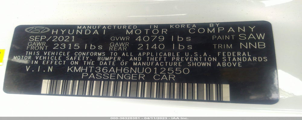 KMHT36AH6NU012550 2022 HYUNDAI VELOSTER N photo no. 9