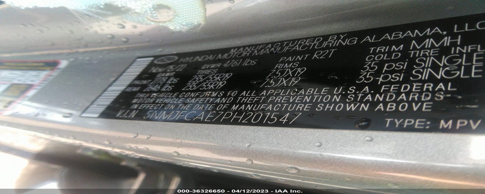 5NMJFCAE7PH201547 2023 HYUNDAI TUCSON photo no. 9