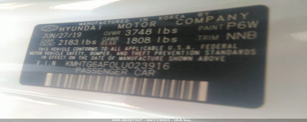 KMHTG6AF0LU023916 2020 HYUNDAI VELOSTER photo no. 9