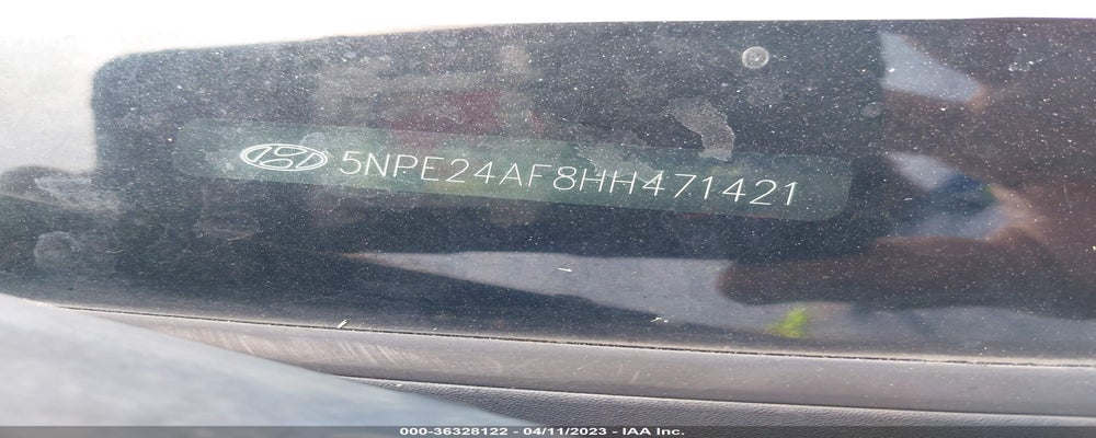 5NPE24AF8HH471421 2017 HYUNDAI SONATA photo no. 9